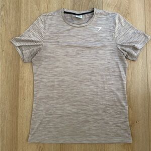 Gymshark Beige Short Sleeve Tee